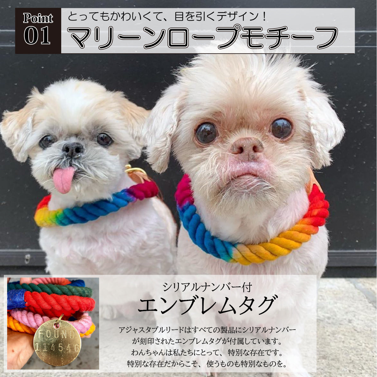 Found My Animal アジャスタブルリード Omble
